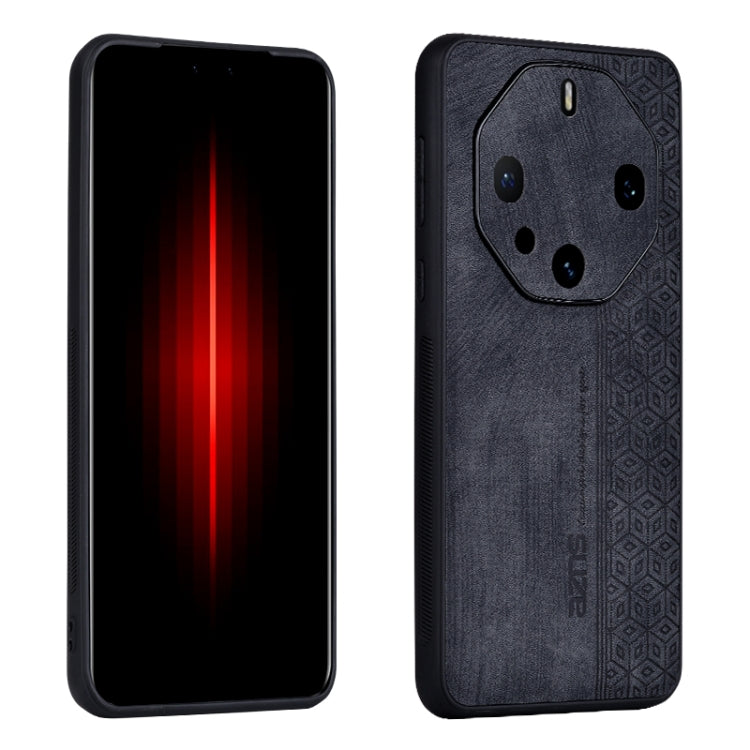 For Huawei Mate 60 RS Ultimate AZNS 3D Embossed Skin Feel Phone Case(Black) - Huawei Cases by AZNS | Online Shopping UK | buy2fix