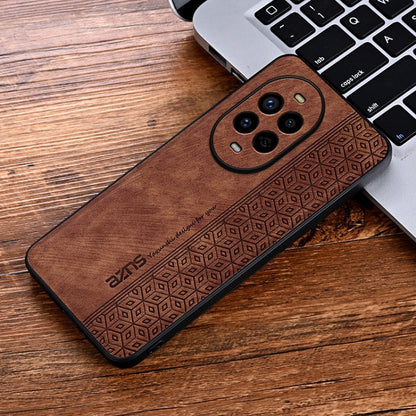 For Huawei nova 13 Pro AZNS 3D Embossed Skin Feel Phone Case(Brown) - Huawei Cases by AZNS | Online Shopping UK | buy2fix