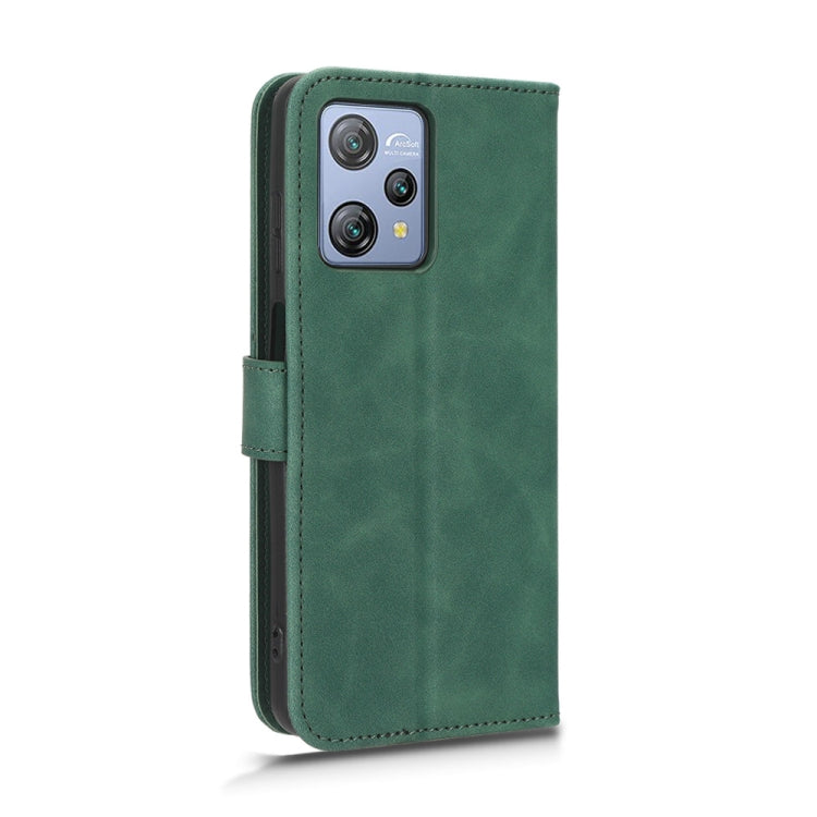 For Blackview A53 Pro Skin Feel Magnetic Flip Leather Phone Case(Green) - More Brand by buy2fix | Online Shopping UK | buy2fix