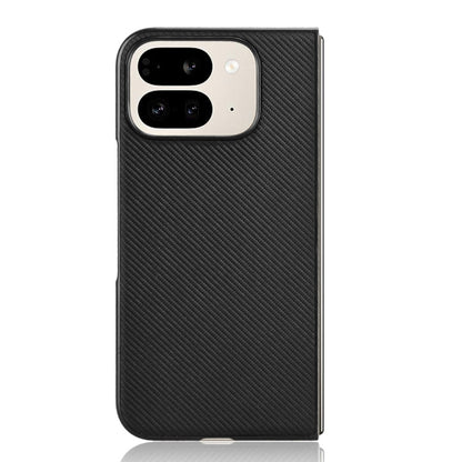 For Google Pixel 9 Pro Fold PU Leather PC Phone Case(Black) - Google Cases by buy2fix | Online Shopping UK | buy2fix