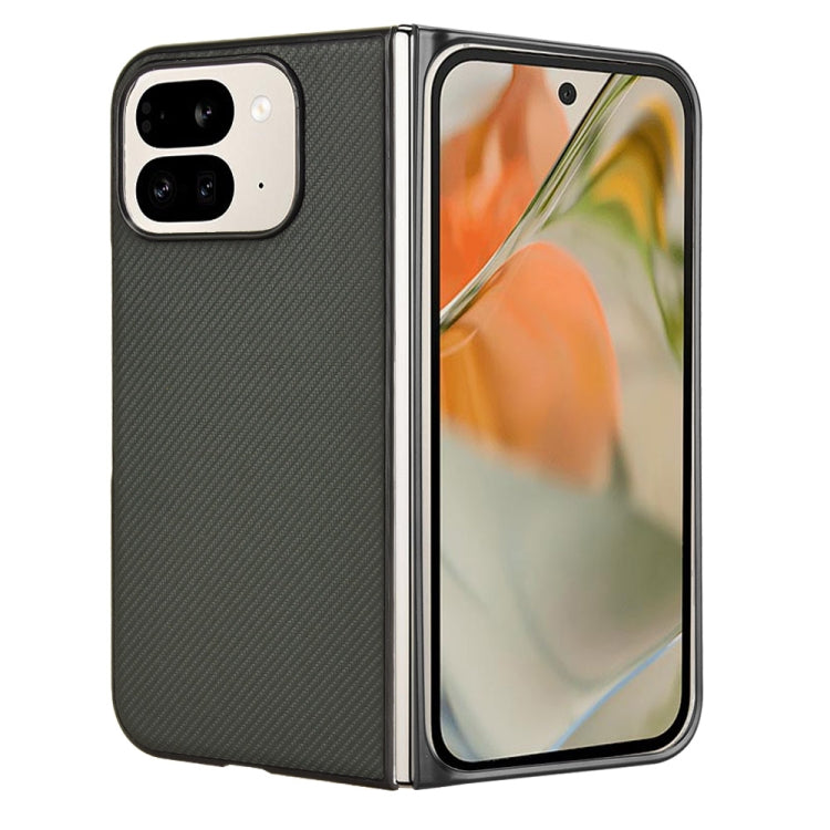 For Google Pixel 9 Pro Fold PU Leather PC Phone Case(Green) - Google Cases by buy2fix | Online Shopping UK | buy2fix