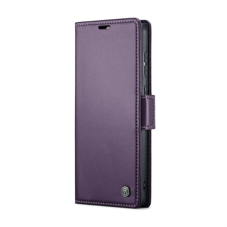 For Samsung Galaxy A70/A70s CaseMe 023 Butterfly Buckle Litchi Texture RFID Anti-theft Leather Phone Case(Pearly Purple) - Galaxy Phone Cases by CaseMe | Online Shopping UK | buy2fix