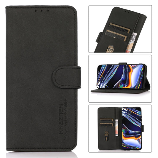 For Xiaomi Redmi A3 KHAZNEH Matte Texture Leather Phone Case(Black) - Xiaomi Cases by buy2fix | Online Shopping UK | buy2fix