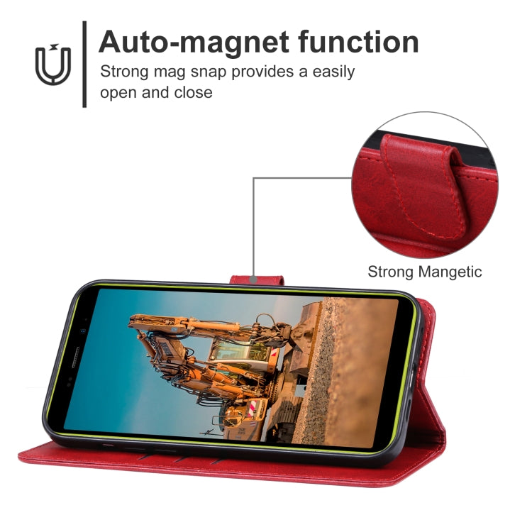 For Ulefone Armor X12 Leather Phone Case(Red) - Ulefone Cases by buy2fix | Online Shopping UK | buy2fix