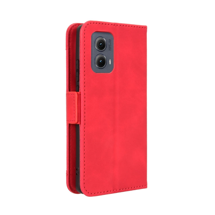 For Motorola Edge 2024 5G Skin Feel Calf Texture Card Slots Leather Phone Case(Red) - Motorola Cases by buy2fix | Online Shopping UK | buy2fix