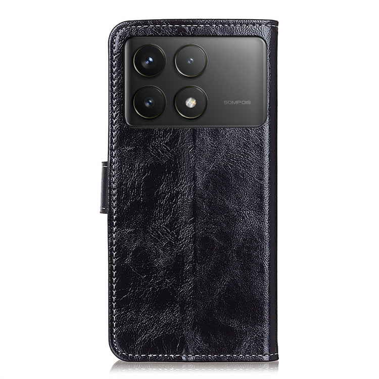 For Xiaomi Redmi K70 5G / K70 Pro 5G Retro Crazy Horse Texture Leather Phone Case(Black) - K70 Cases by buy2fix | Online Shopping UK | buy2fix