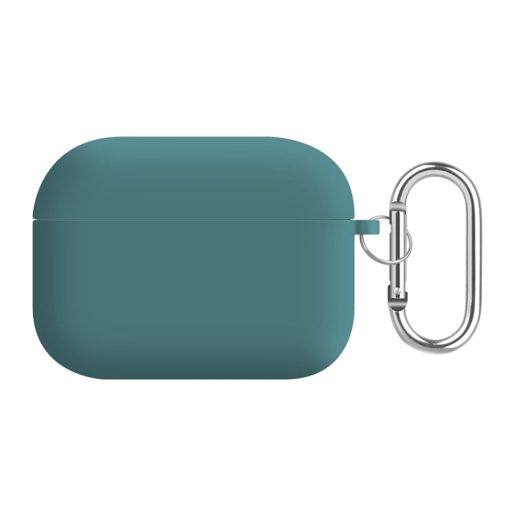 For AirPods Pro PC Lining Silicone Bluetooth Earphone Protective Case(Pine Needle Green) - For AirPods Pro by buy2fix | Online Shopping UK | buy2fix