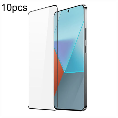 For Xiaomi Redmi Note 13 5G 10pcs DUX DUCIS 0.33mm 9H Medium Alumina Tempered Glass Film -  by DUX DUCIS | Online Shopping UK | buy2fix