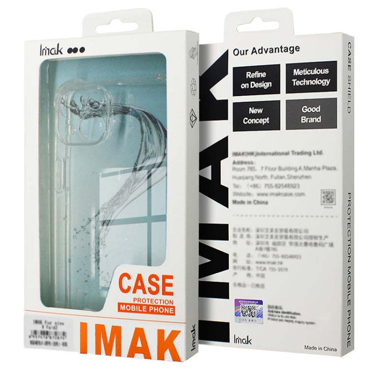 For Xiaomi 14 Ultra 5G imak Shockproof Airbag TPU Phone Case(Transparent Black) - 14 Ultra Cases by imak | Online Shopping UK | buy2fix