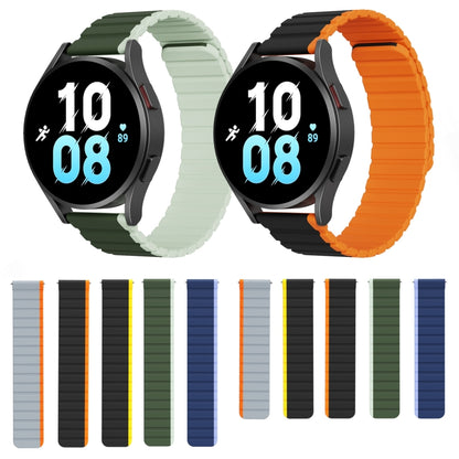 DUX DUCIS Magnetic Silicone Watch Band, Size:22mm(Blue) - 20mm Bands by DUX DUCIS | Online Shopping UK | buy2fix