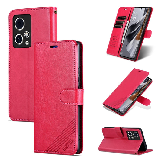 For Honor 90 GT AZNS Sheepskin Texture Flip Leather Phone Case(Red) - Honor Cases by AZNS | Online Shopping UK | buy2fix