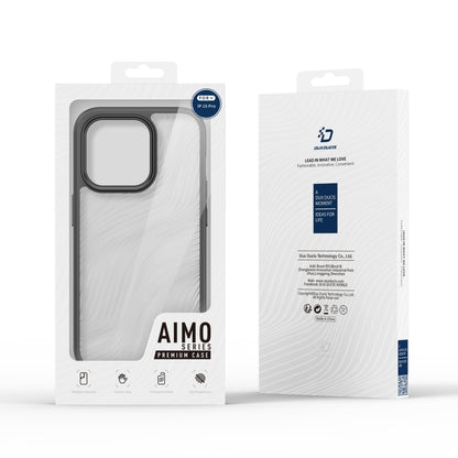 For iPhone 15 Pro DUX DUCIS Aimo Series  Frosted Feel Phone Case(Black) - iPhone 15 Pro Cases by DUX DUCIS | Online Shopping UK | buy2fix