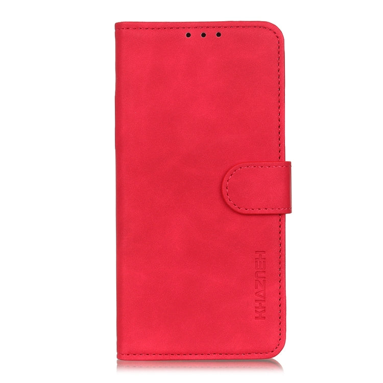 For iPhone 16 Pro KHAZNEH Retro Texture Leather Phone Case(Red) - iPhone 16 Pro Cases by buy2fix | Online Shopping UK | buy2fix