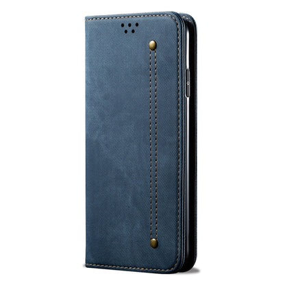 For vivo X100 Denim Texture Flip Leather Phone Case(Blue) - X100 Cases by imak | Online Shopping UK | buy2fix