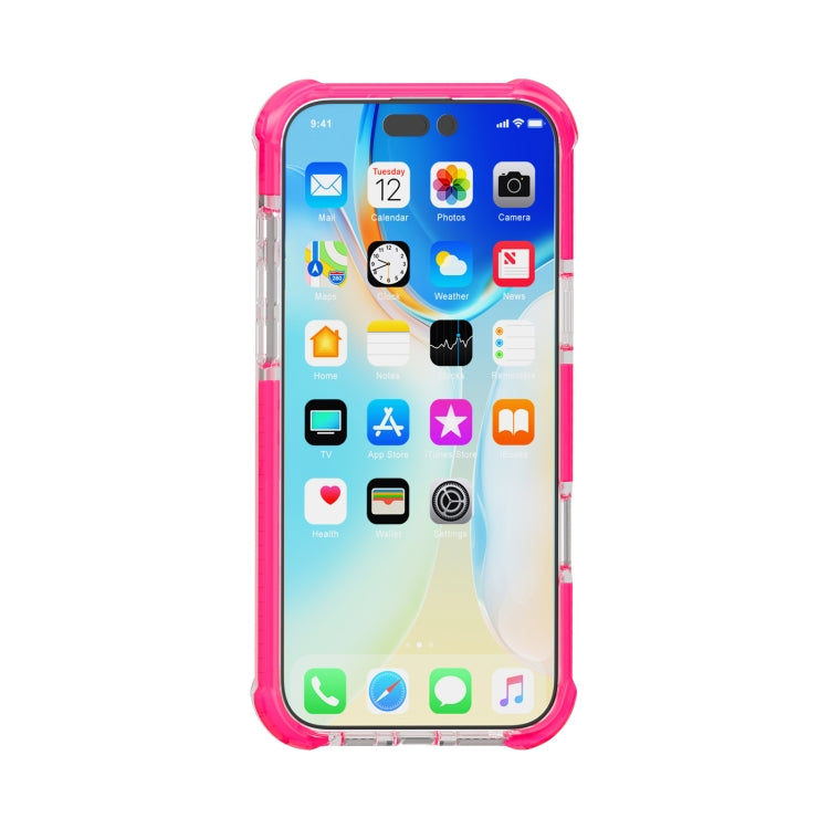 For iPhone 16 Pro Max Four-corner Shockproof TPU + Acrylic Phone Case(Pink) - iPhone 16 Pro Max Cases by buy2fix | Online Shopping UK | buy2fix