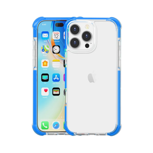 For iPhone 16 Pro Max Four-corner Shockproof TPU + Acrylic Phone Case(Blue) - iPhone 16 Pro Max Cases by buy2fix | Online Shopping UK | buy2fix