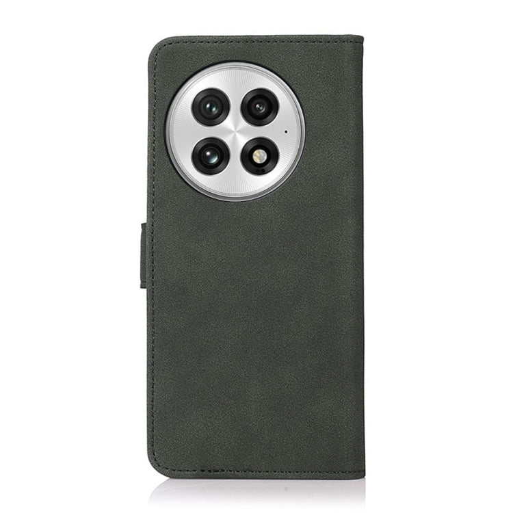 For OnePlus 13 KHAZNEH Matte Texture Leather Phone Case(Green) - OnePlus Cases by buy2fix | Online Shopping UK | buy2fix