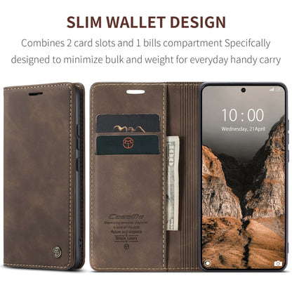 For Xiaomi Poco X6 Pro CaseMe 013 Multifunctional Horizontal Flip Leather Phone Case(Coffee) - Xiaomi Cases by CaseMe | Online Shopping UK | buy2fix