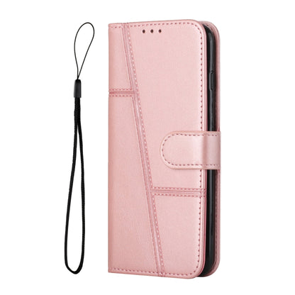 For Xiaomi 14 Ultra Stitching Calf Texture Buckle Leather Phone Case(Rose Gold) - 14 Ultra Cases by buy2fix | Online Shopping UK | buy2fix