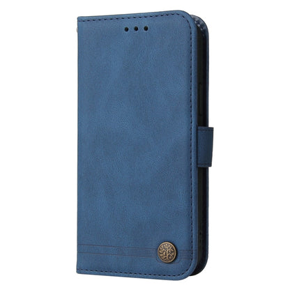 For iPhone 16 Pro Skin Feel Life Tree Leather Phone Case(Blue) - iPhone 16 Pro Cases by buy2fix | Online Shopping UK | buy2fix