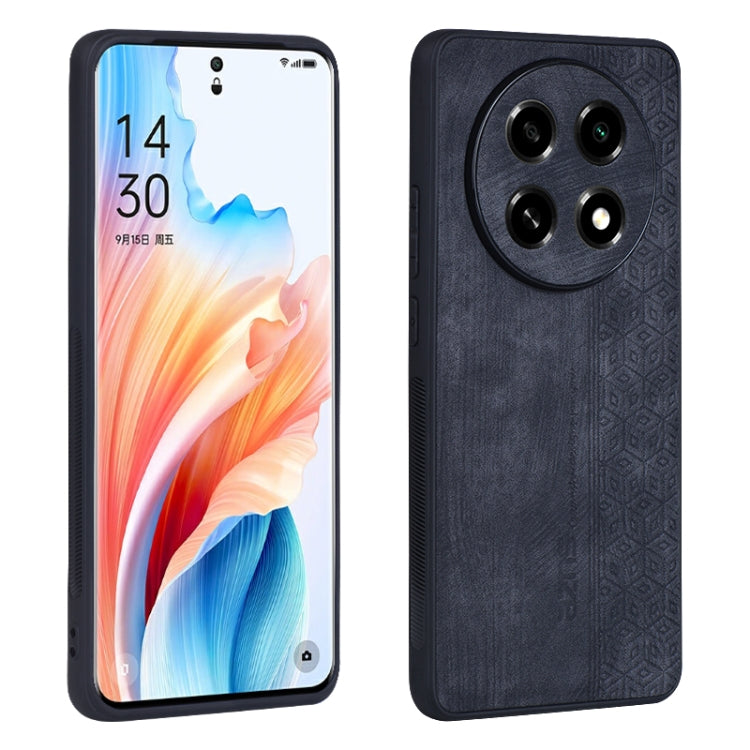 For OPPO A2 Pro 5G AZNS 3D Embossed Skin Feel Phone Case(Black) - A2 Pro Cases by AZNS | Online Shopping UK | buy2fix