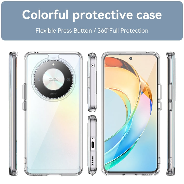 For Honor X50 GT Colorful Series Acrylic Hybrid TPU Phone Case(Transparent) - Honor Cases by buy2fix | Online Shopping UK | buy2fix