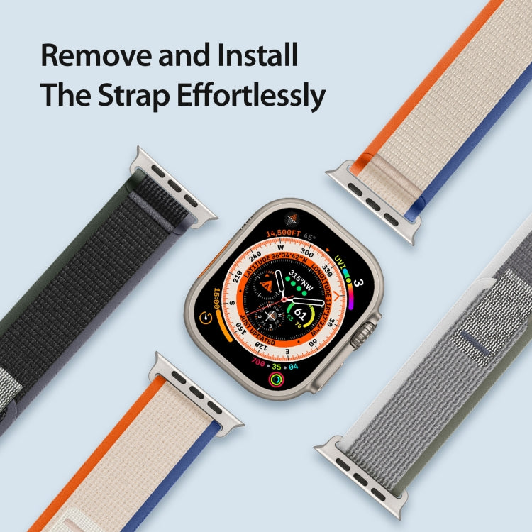 For Apple Watch 4 40mm DUX DUCIS YJ Series Nylon Watch Band(Orange Beige) - Watch Bands by DUX DUCIS | Online Shopping UK | buy2fix