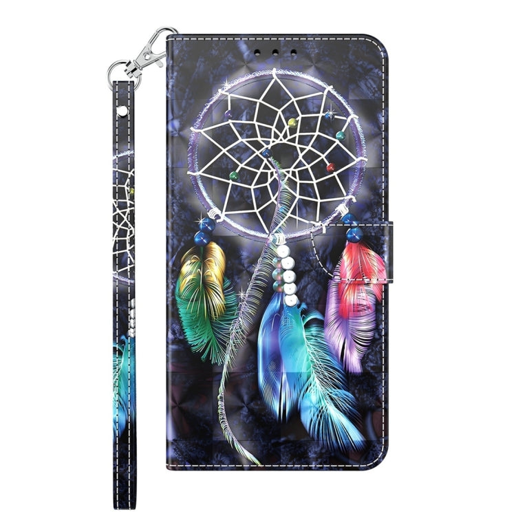 For Google Pixel 9 3D Painted Pattern Leather Phone Case(Colorful Dreamcatcher) - Google Cases by buy2fix | Online Shopping UK | buy2fix