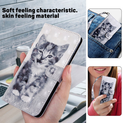 For Google Pixel 9 Pro XL 3D Painted Pattern Leather Phone Case(Smile Cat) - Google Cases by buy2fix | Online Shopping UK | buy2fix