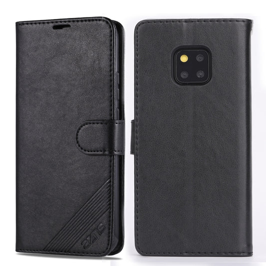 For Huawei Mate 20 Pro AZNS Sheepskin Texture Horizontal Flip Leather Case with Holder & Card Slots & Wallet(Black) - Huawei Cases by AZNS | Online Shopping UK | buy2fix