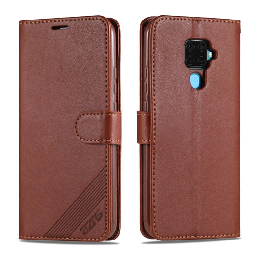 For Huawei Mate 30 Lite / Nova 5i Pro AZNS Sheepskin Texture Horizontal Flip Leather Case with Holder & Card Slots & Wallet(Brown) - Huawei Cases by AZNS | Online Shopping UK | buy2fix