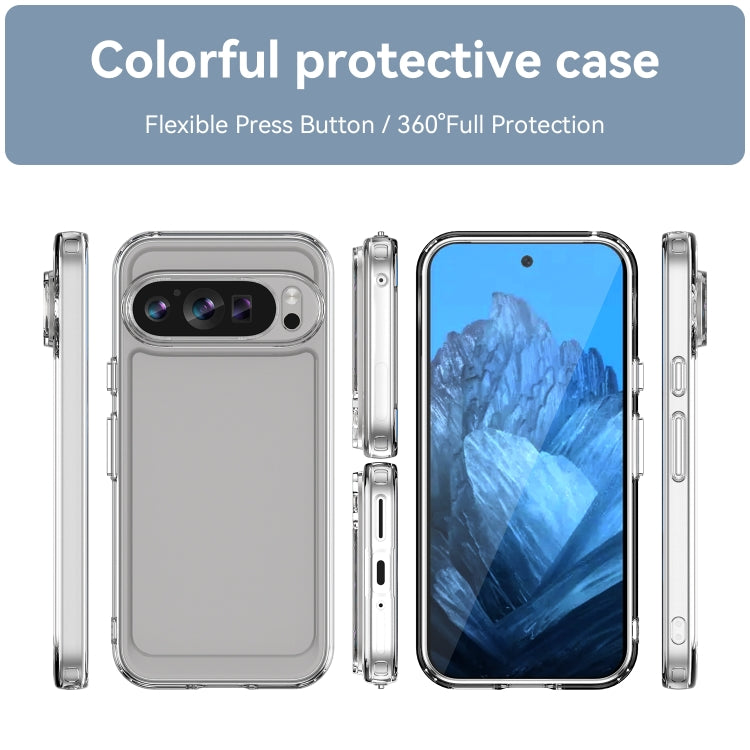 For Google Pixel 9 Candy Series TPU Phone Case(Transparent) - Google Cases by buy2fix | Online Shopping UK | buy2fix