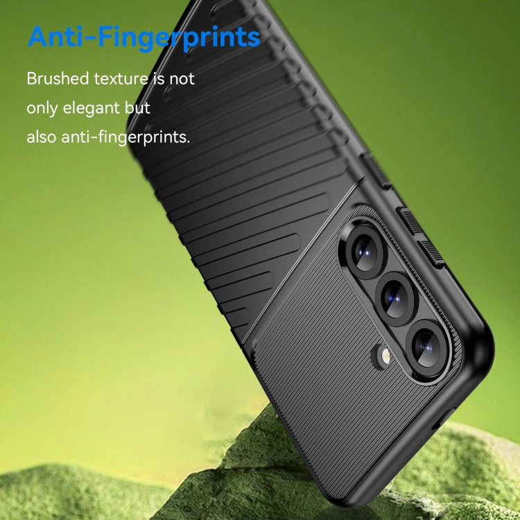 For Samsung Galaxy S25+ 5G Thunderbolt Shockproof TPU Phone Case(Black) - Galaxy S25+ 5G Cases by buy2fix | Online Shopping UK | buy2fix