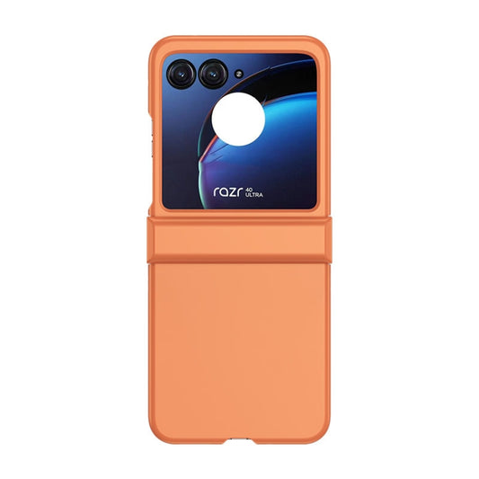 For Motorola Razr 40 Ultra / Razr 2023 3 in 1 Skin Feel PC Phone Case(Orange) - Motorola Cases by buy2fix | Online Shopping UK | buy2fix