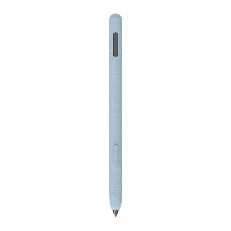 For Samsung Galaxy Tab S7 LOVE MEI Frosted Leather Texture Silicone Protective Pen Case(Blue) - Pencil Accessories by LOVE MEI | Online Shopping UK | buy2fix