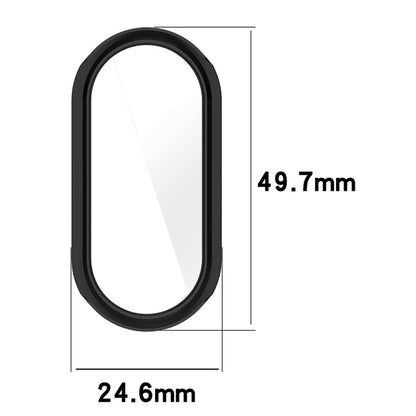 For Xiaomi Mi Band 8 Full Coverage TPU Electroplating Watch Protective Case(Black) - Watch Cases by buy2fix | Online Shopping UK | buy2fix