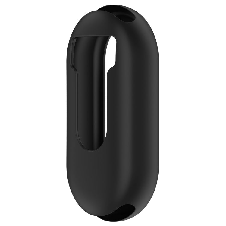 For Xiaomi Mi Band 8 Pure Color Silicone Watch Protective Case(Black) - Watch Cases by buy2fix | Online Shopping UK | buy2fix