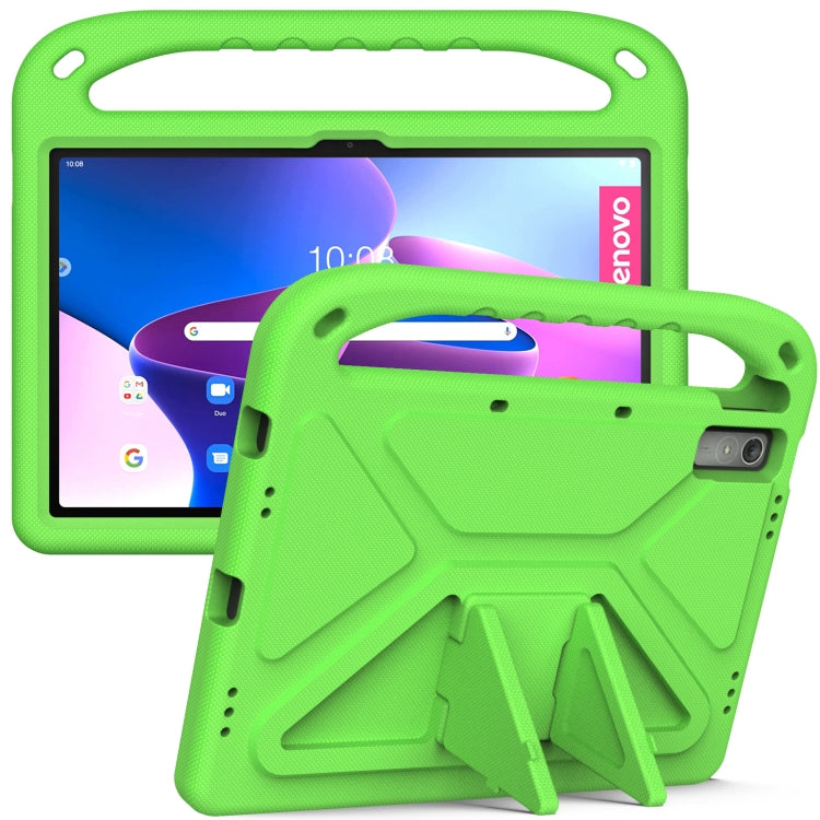 For Lenovo Pad Pro 2021 TB-J716F Handle Portable EVA Shockproof Tablet Case(Green) - Lenovo by buy2fix | Online Shopping UK | buy2fix