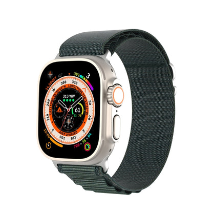 For Apple Watch Ultra 49mm DUX DUCIS GS Series Nylon Loop Watch Band(Green) - Watch Bands by DUX DUCIS | Online Shopping UK | buy2fix