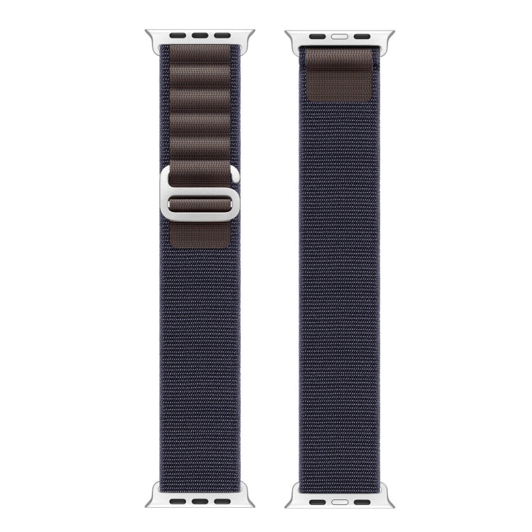 For Apple Watch SE 44mm DUX DUCIS GS Series Nylon Loop Watch Band(Indigo Blue) - Watch Bands by DUX DUCIS | Online Shopping UK | buy2fix