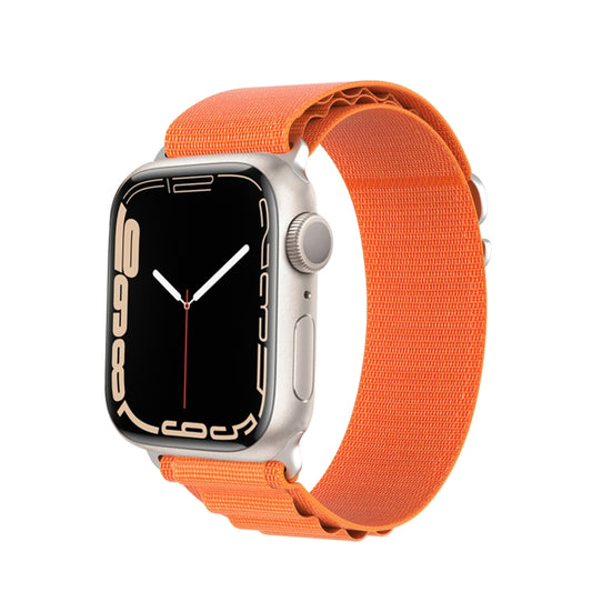 For Apple Watch Series 2 42mm DUX DUCIS GS Series Nylon Loop Watch Band(Orange) - Watch Bands by DUX DUCIS | Online Shopping UK | buy2fix