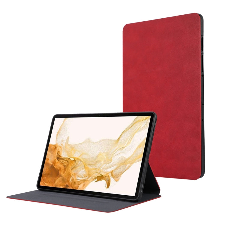 For Samsung Galaxy Tab S9 TPU Flip Tablet Protective Leather Case(Red) - Galaxy Tab S9 Cases by buy2fix | Online Shopping UK | buy2fix