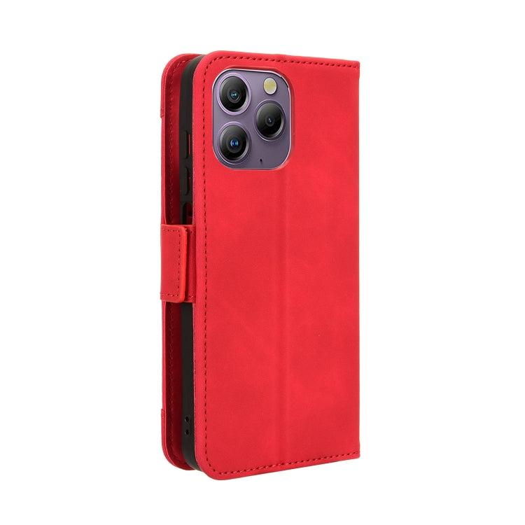 For Blackview A96 Skin Feel Calf Texture Card Slots Leather Phone Case(Red) - More Brand by buy2fix | Online Shopping UK | buy2fix