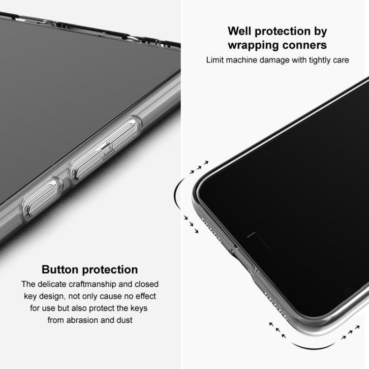 For Samsung Galaxy S24 5G imak UX-5 Series Transparent Shockproof TPU Protective Case(Transparent) - Galaxy S24 5G Cases by imak | Online Shopping UK | buy2fix