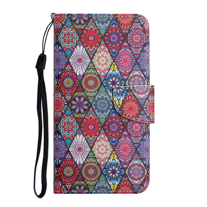 For iPhone 16 Pro Max 3D Colored Drawing Flip Leather Phone Case(Kaleidoscope) - iPhone 16 Pro Max Cases by buy2fix | Online Shopping UK | buy2fix