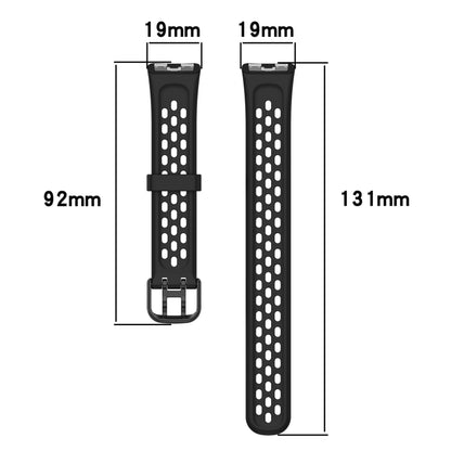 For Huawei Band 8 Solid Color Breathable Silicone Watch Band(Black) - Watch Bands by buy2fix | Online Shopping UK | buy2fix