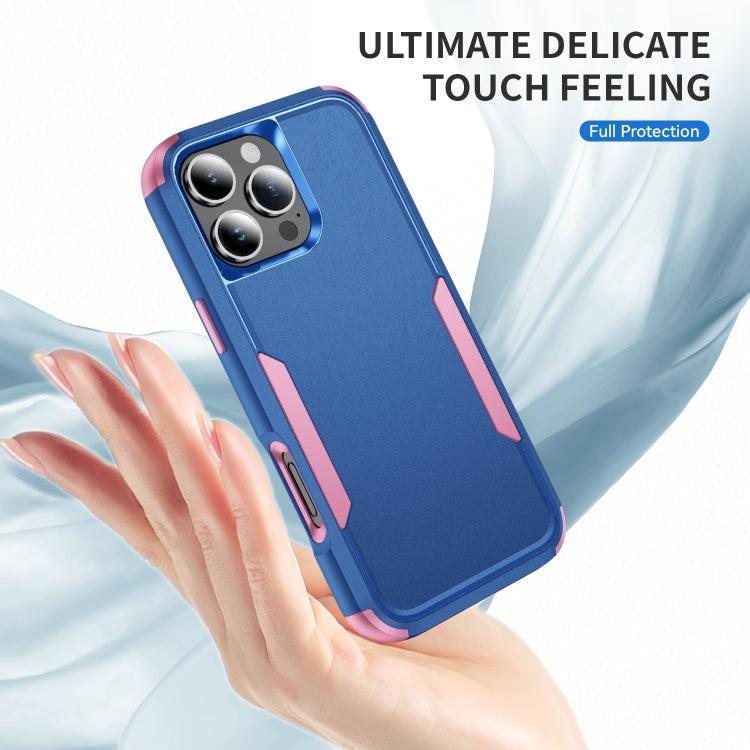 For iPhone 16 Pro Max Commuter Shockproof TPU + PC Phone Case(Royal Blue+Pink) - iPhone 16 Pro Max Cases by buy2fix | Online Shopping UK | buy2fix