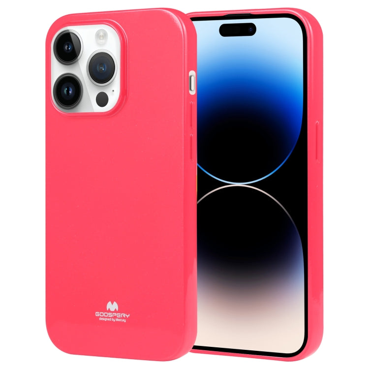 For iPhone 15 Pro Max GOOSPERY PEARL JELLY Shockproof TPU Phone Case(Rose Red) - iPhone 15 Pro Max Cases by GOOSPERY | Online Shopping UK | buy2fix