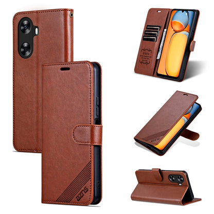 For Huawei Enjoy 70z AZNS Sheepskin Texture Flip Leather Phone Case(Brown) - Huawei Cases by AZNS | Online Shopping UK | buy2fix