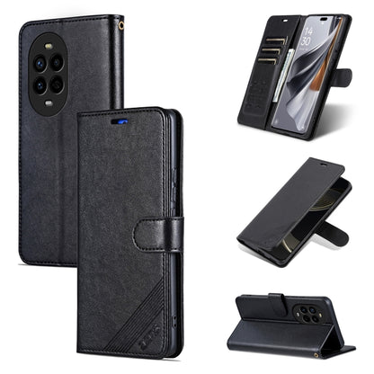 For Huawei nova13 Pro AZNS Sheepskin Texture Flip Leather Phone Case(Black) - Huawei Cases by AZNS | Online Shopping UK | buy2fix